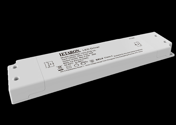 40W 12V Kısılabilir Triyak LED Sürücü Banyo Dolabı Işık İnce