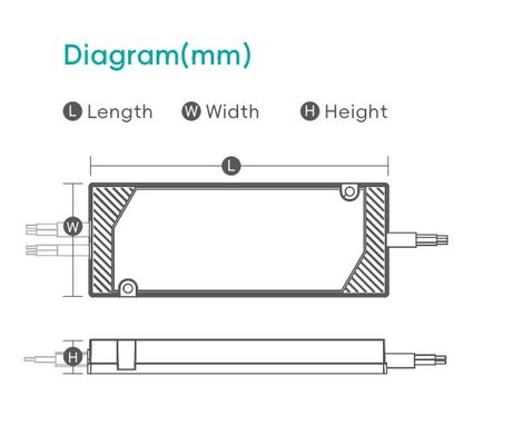 Banyo aynası IP44 Super Slim LED Sürücü, Dahili röle, defogger kontrolü, güç kaynağı, sabit voltajlı LED sürücü